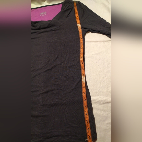 BAM slate grey bamboo / organic cotton long sleeve shirt UK 12 - Picture 3 of 6